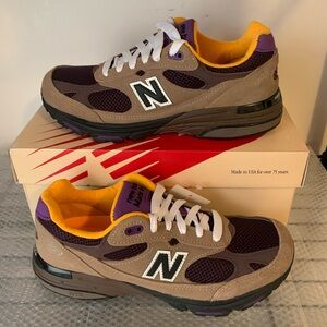 New Balance 993 Made in USA Mushroom Midnight Violet U993MU - Men’s Size 8